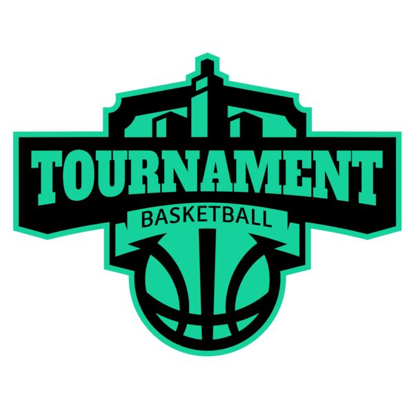 Tournament Basketball logo template Thumbnail
