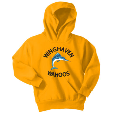 WAHOOS - Youth Core Fleece Pullover Hooded Sweatshirt Thumbnail