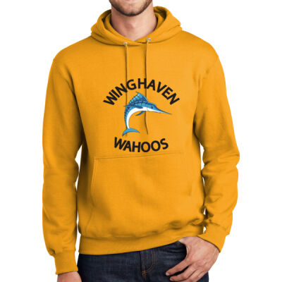 WAHOOS - Adult Essential Fleece Pullover Hooded Sweatshirt Thumbnail
