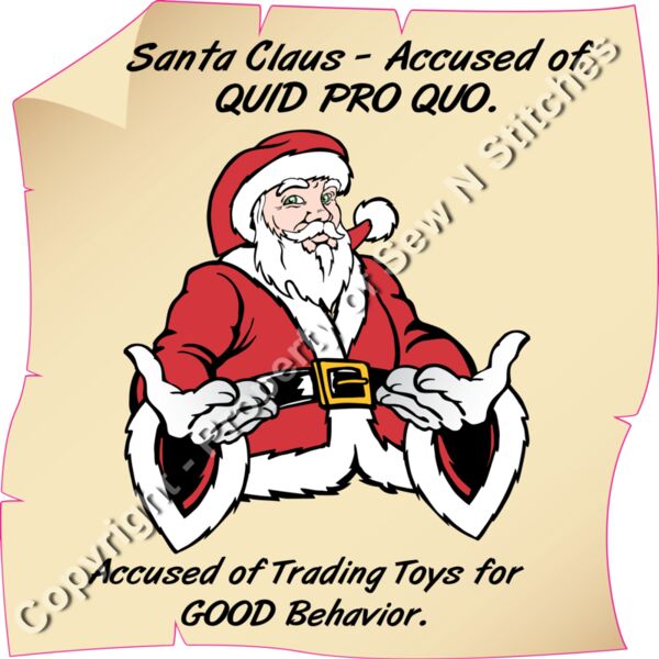 Santa Quid Po Quo  Wanted for Trading Toys for Good Behavior Thumbnail