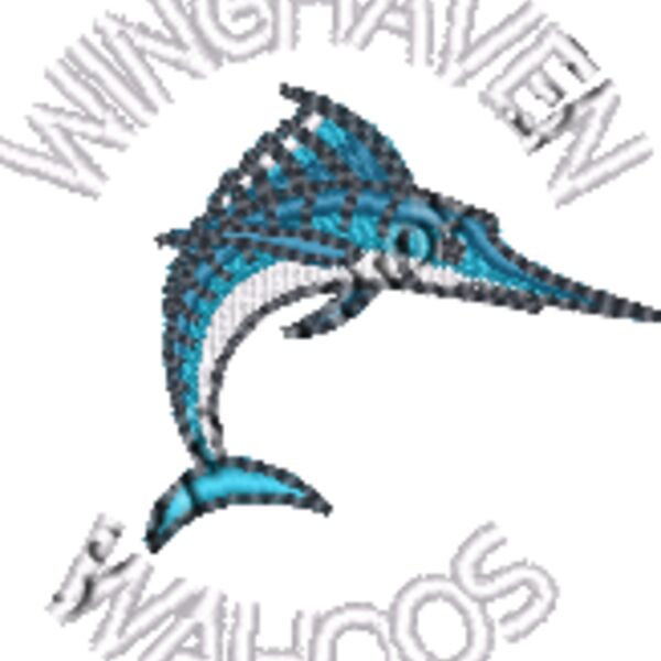 Winghaven Wahoos White thread for hats Thumbnail